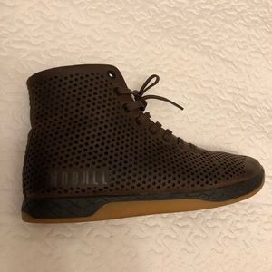 Nobull High Top Coffee Leather Trainer